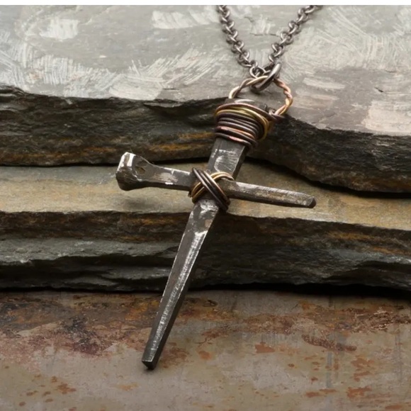 Men’s Cross Necklace - Picture 1 of 2